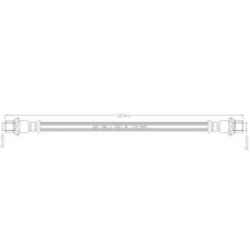 3417 REMKAFLEX Тормозной шланг