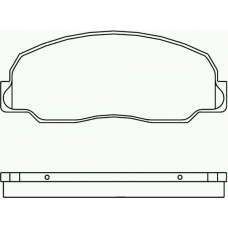 MDB1328 MINTEX Комплект тормозных колодок, дисковый тормоз