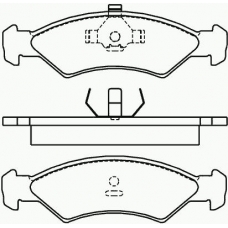 MDB1225 MINTEX Комплект тормозных колодок, дисковый тормоз