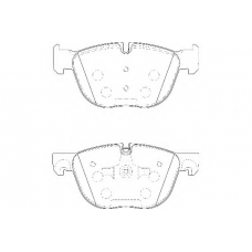 WBP24170A WAGNER LOCKHEED Комплект тормозных колодок, дисковый тормоз