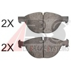 37610 OE ABS Комплект тормозных колодок, дисковый тормоз