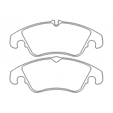 MDB2934 MINTEX Комплект тормозных колодок, дисковый тормоз
