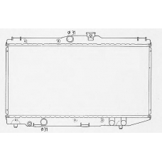 0100751 BEHR Radiator