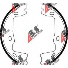 8786 ABS Комплект тормозных колодок, стояночная тормозная с