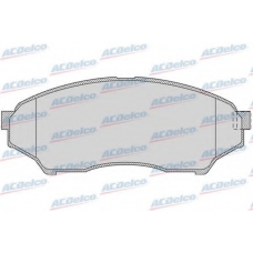 AC058819D AC Delco Комплект тормозных колодок, дисковый тормоз