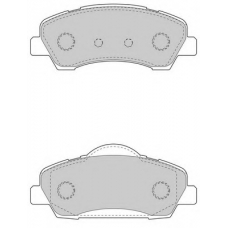 WBP80011A WAGNER LOCKHEED Комплект тормозных колодок, дисковый тормоз