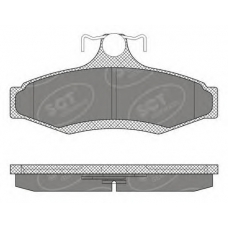 SP 653 SCT Комплект тормозных колодок, дисковый тормоз