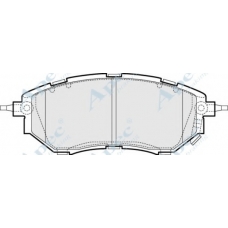PAD1455 APEC Комплект тормозных колодок, дисковый тормоз