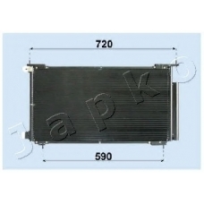 CND193013 JAPKO Конденсатор, кондиционер