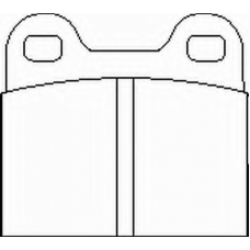 T0611249 RAMEDER Комплект тормозных колодок, дисковый тормоз