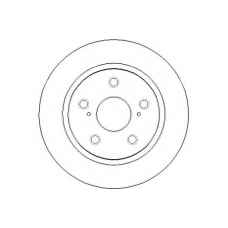 NBD1570 NATIONAL Тормозной диск