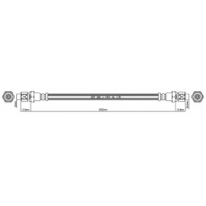 VBH586 MOTAQUIP Тормозной шланг