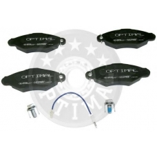 120661 OPTIMAL Комплект тормозных колодок, дисковый тормоз