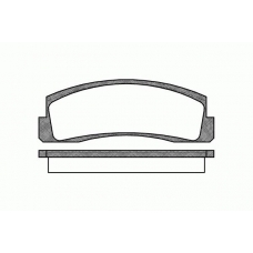 0103.00 REMSA Комплект тормозных колодок, дисковый тормоз