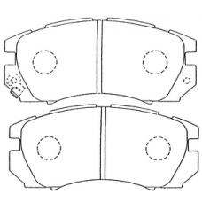 PN-7247 JNBK Колодки тормозные