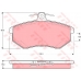 GDB1048 TRW Комплект тормозных колодок, дисковый тормоз