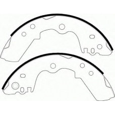 T0611004 RAMEDER Комплект тормозных колодок