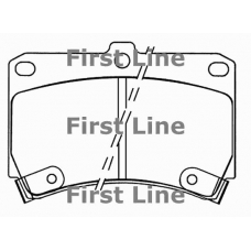 FBP3140 FIRST LINE Комплект тормозных колодок, дисковый тормоз
