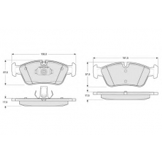 PF1316 PROCODIS FRANCE Комплект тормозных колодок, дисковый тормоз