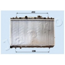 RDA283099 JAPKO Радиатор, охлаждение двигателя