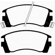 J PA-193AF JAPANPARTS Комплект тормозных колодок, дисковый тормоз