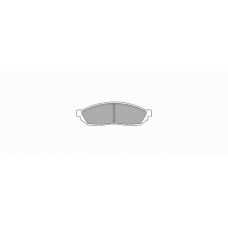 281 SIMER Комплект тормозных колодок, дисковый тормоз