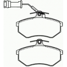 MDB1293 MINTEX Комплект тормозных колодок, дисковый тормоз