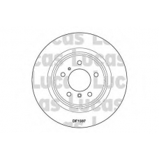 DF1597 TRW Тормозной диск