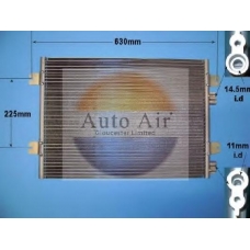16-1312A AUTO AIR GLOUCESTER Конденсатор, кондиционер