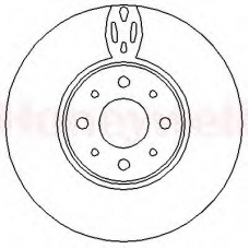 562295B BENDIX Тормозной диск