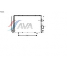 RT2123 AVA Радиатор, охлаждение двигателя