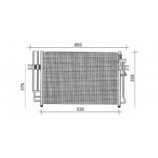 QCN280 QUINTON HAZELL Конденсатор, кондиционер
