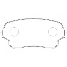 WBP24301A WAGNER LOCKHEED Комплект тормозных колодок, дисковый тормоз