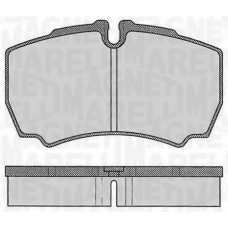 363916060434 MAGNETI MARELLI Комплект тормозных колодок, дисковый тормоз