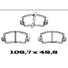 BL1090A2 FTE Колодки тормозные