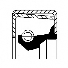 12011406B CORTECO Уплотняющее кольцо, ступица колеса