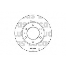 DF3035 TRW Тормозной диск