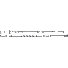 WS0283A KAWE Сигнализатор, износ тормозных колодок