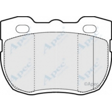 PAD840 APEC Комплект тормозных колодок, дисковый тормоз