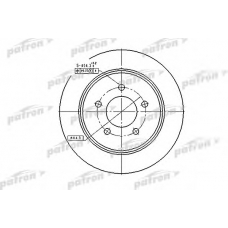 PBD7003 PATRON Тормозной диск
