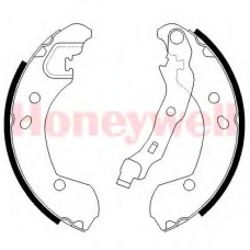 362459B BENDIX Комплект тормозных колодок