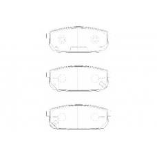 WBP24058A WAGNER LOCKHEED Комплект тормозных колодок, дисковый тормоз