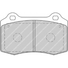 FDB1957 FERODO Комплект тормозных колодок, дисковый тормоз