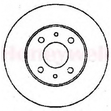 561387B BENDIX Тормозной диск