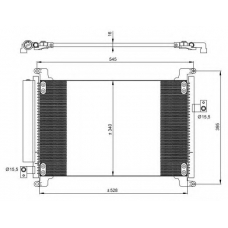 35941 NRF Конденсатор, кондиционер
