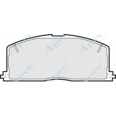 PAD421 APEC Комплект тормозных колодок, дисковый тормоз
