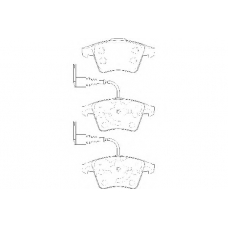 WBP23749A WAGNER LOCKHEED Комплект тормозных колодок, дисковый тормоз