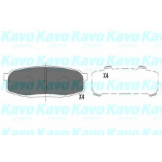 KBP-9099 KAVO PARTS Комплект тормозных колодок, дисковый тормоз