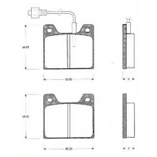 BLF142 QUINTON HAZELL Комплект тормозных колодок, дисковый тормоз