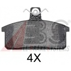 36851 OE ABS Комплект тормозных колодок, дисковый тормоз